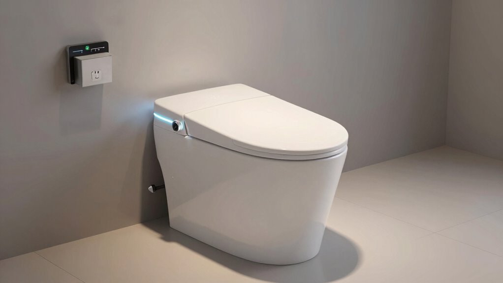determine smart toilet power