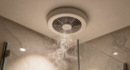 determine steam shower fan size