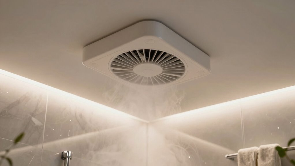 ensure steam shower ventilation