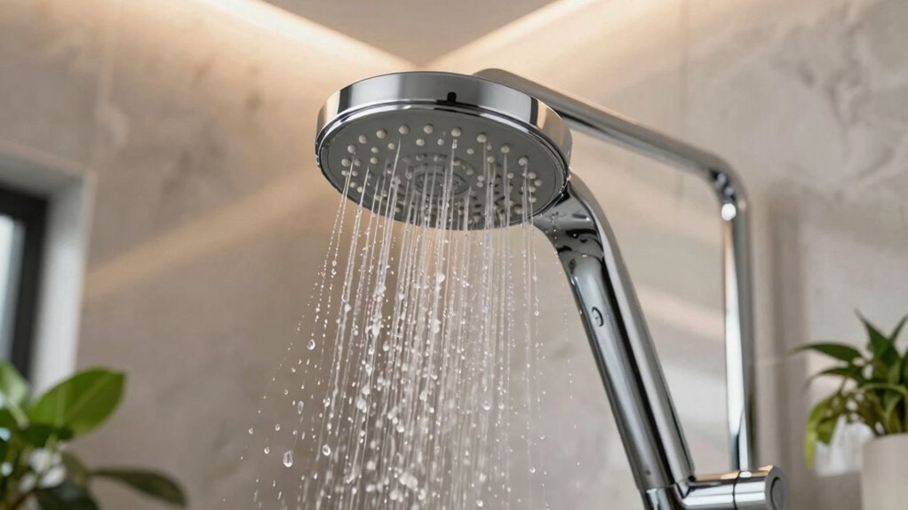 essential rain shower features