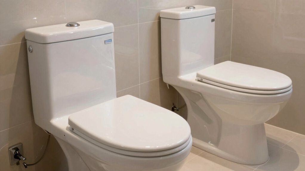 flushometer efficiency over tank