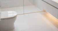 heating beneath bathroom fixtures