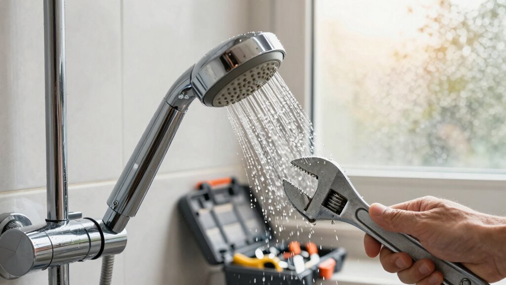improve shower pressure quickly