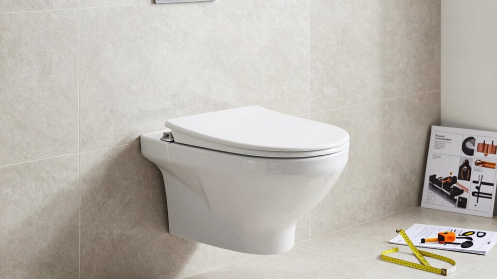 installing wall hung toilet tips