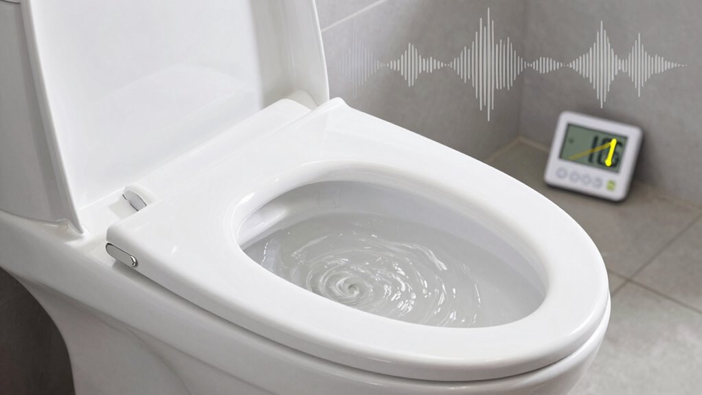 macerating toilet noise levels