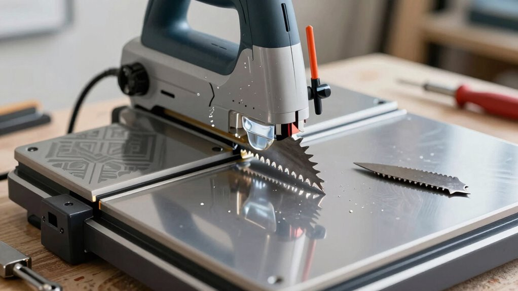 maintain sharp tile blades