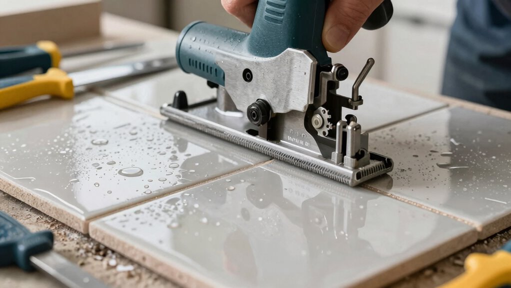 maintain wet tile saw