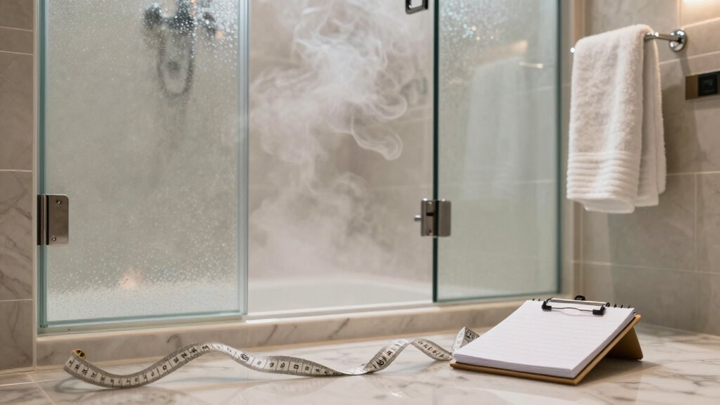 measure bathroom dimensions accurately