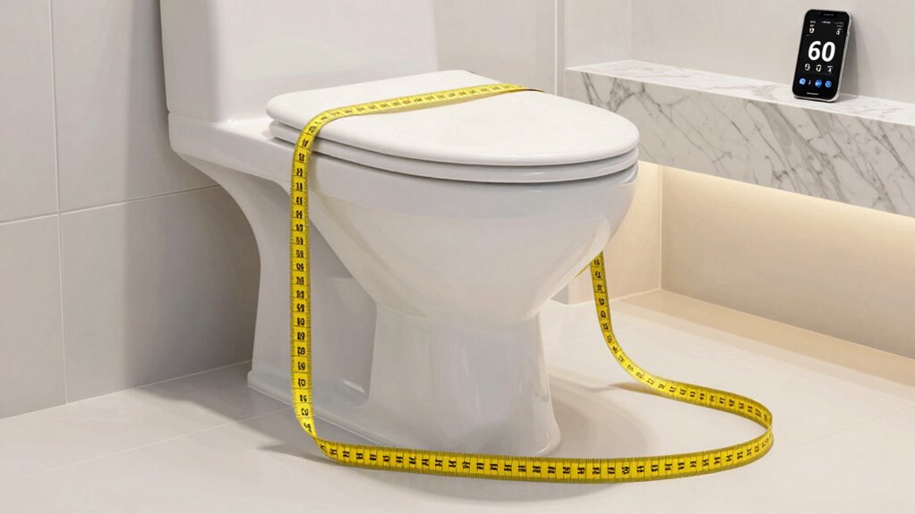 measure for bathroom success