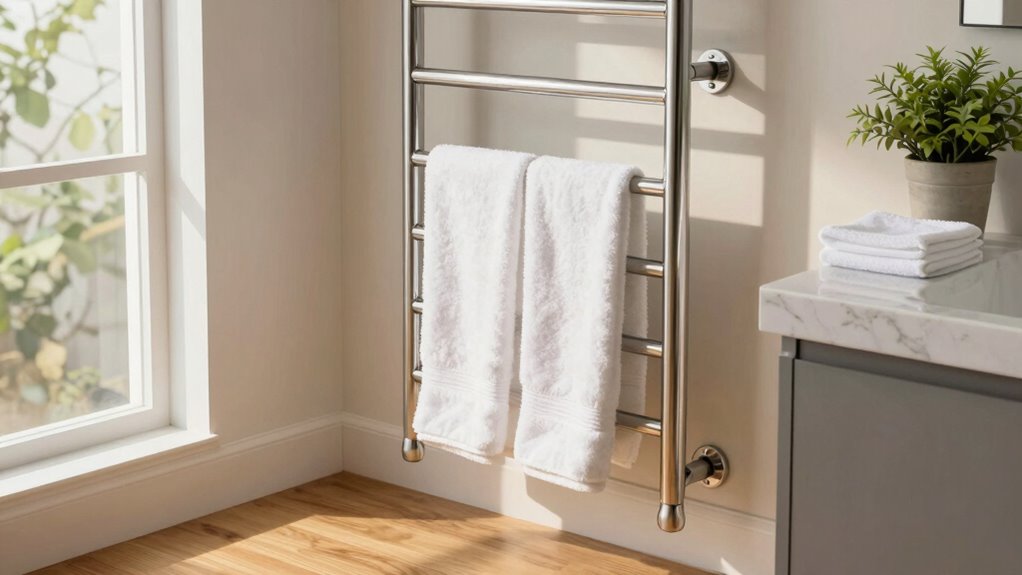 optimal heated towel placement