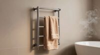 optimal heated towel placement