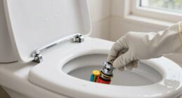 repairing a toilet efficiently