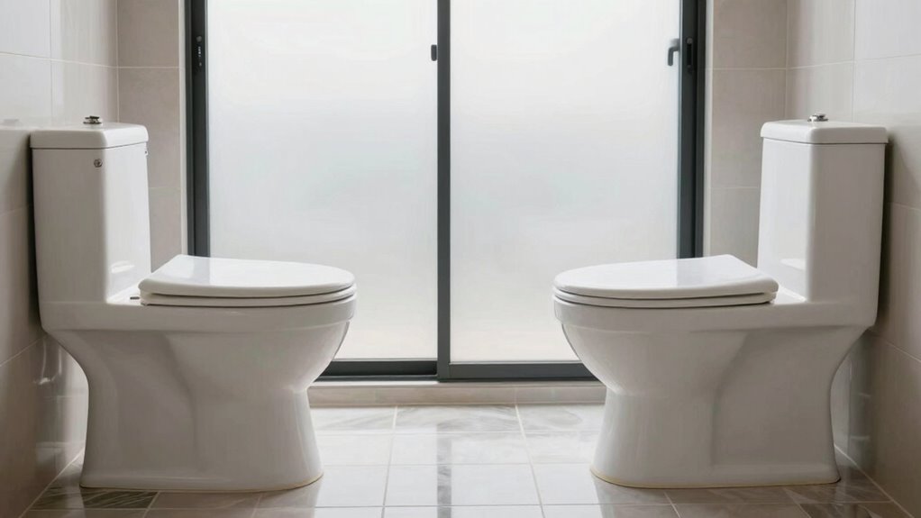 round vs elongated toilet installation