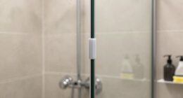 seal shower door properly