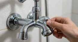 shower valve water hammering