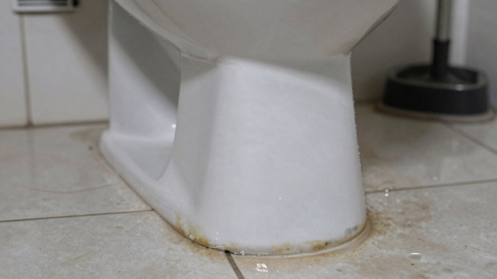 signs of toilet seal failure