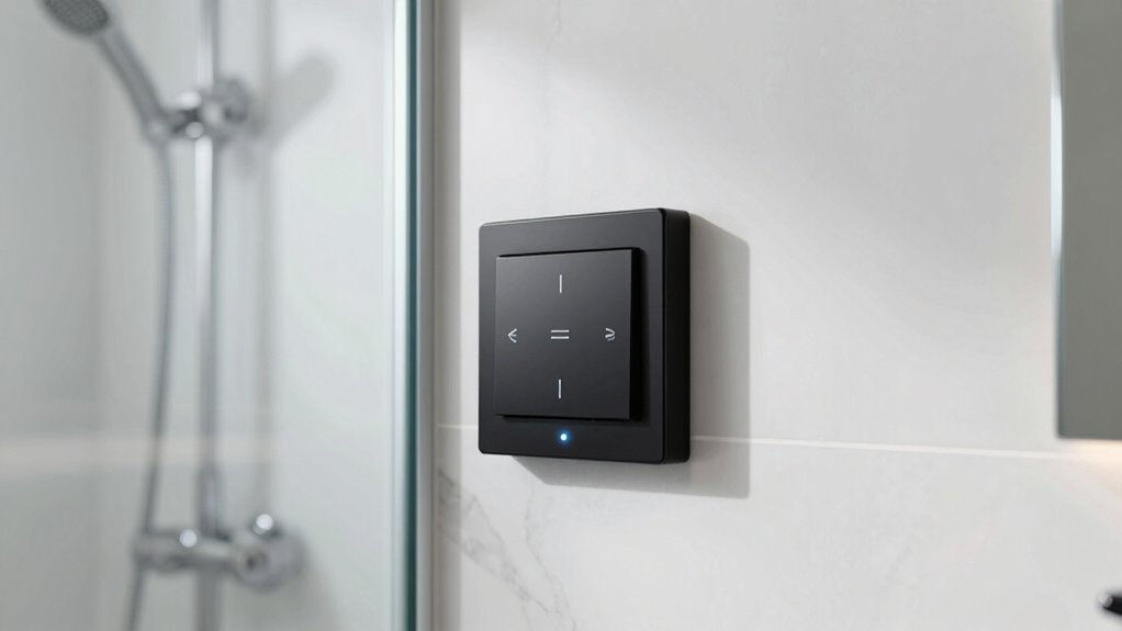 smart bathroom fan controls