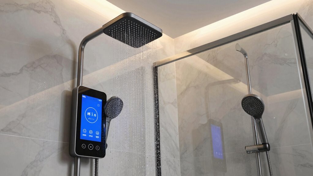 smart digital shower control