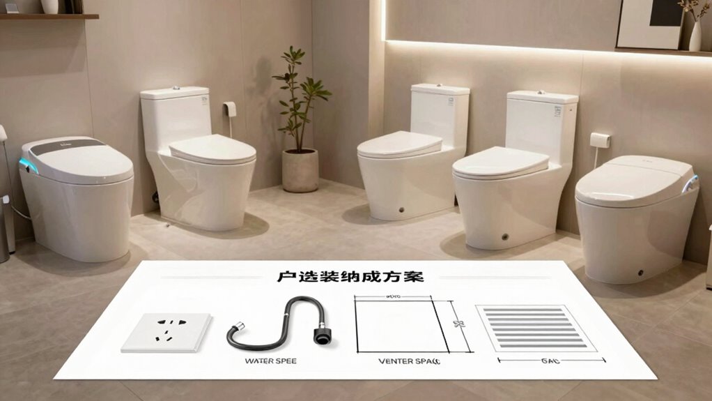 smart toilet features checklist