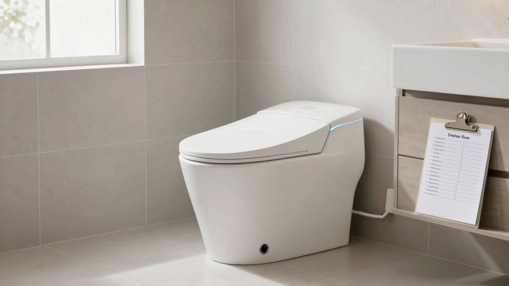 smart toilet venting installation