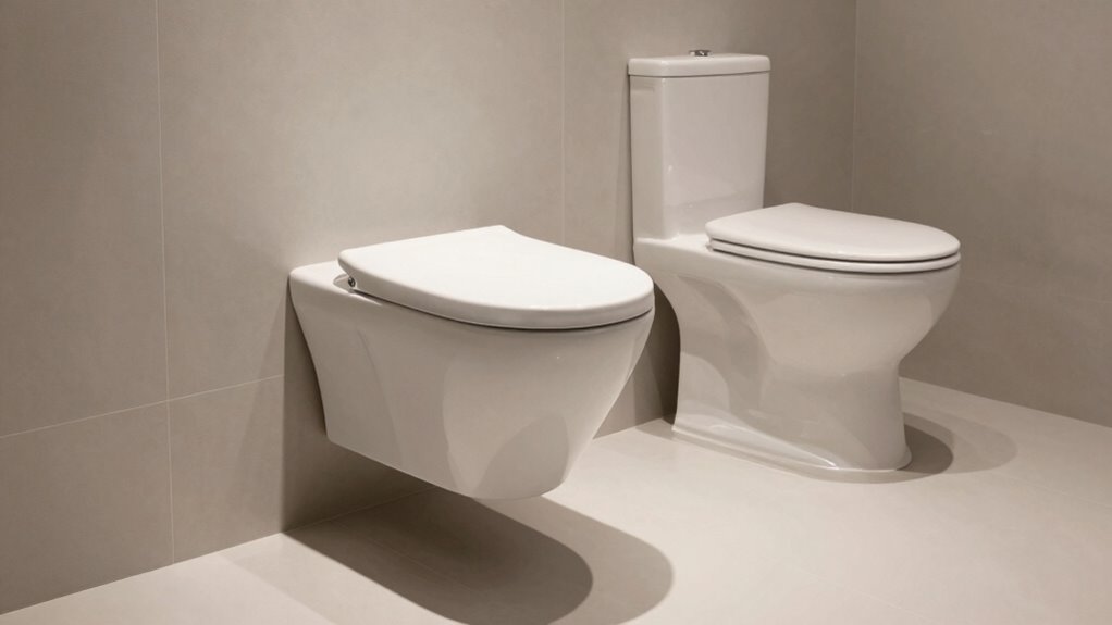 space saving stylish easy cleaning toilets