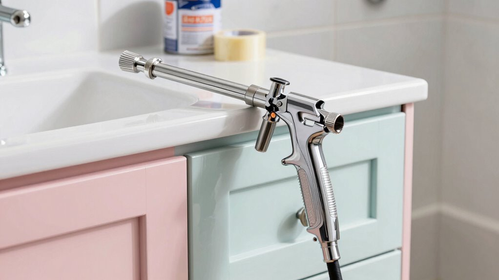 sprayer features for cabinetry