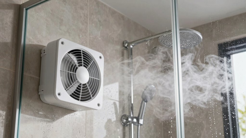 steam shower exhaust fan