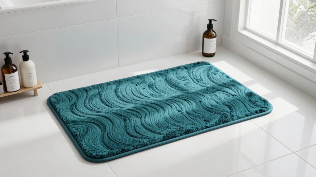 stylish non slip bath mats