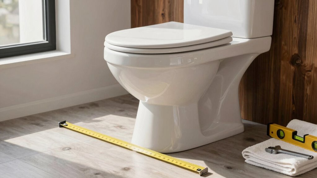 toilet fitting measurement guide