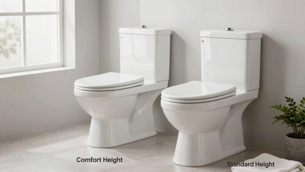 toilet height selection factors