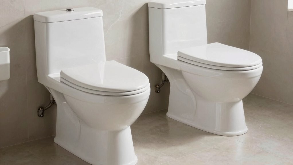 toilet installation process differences