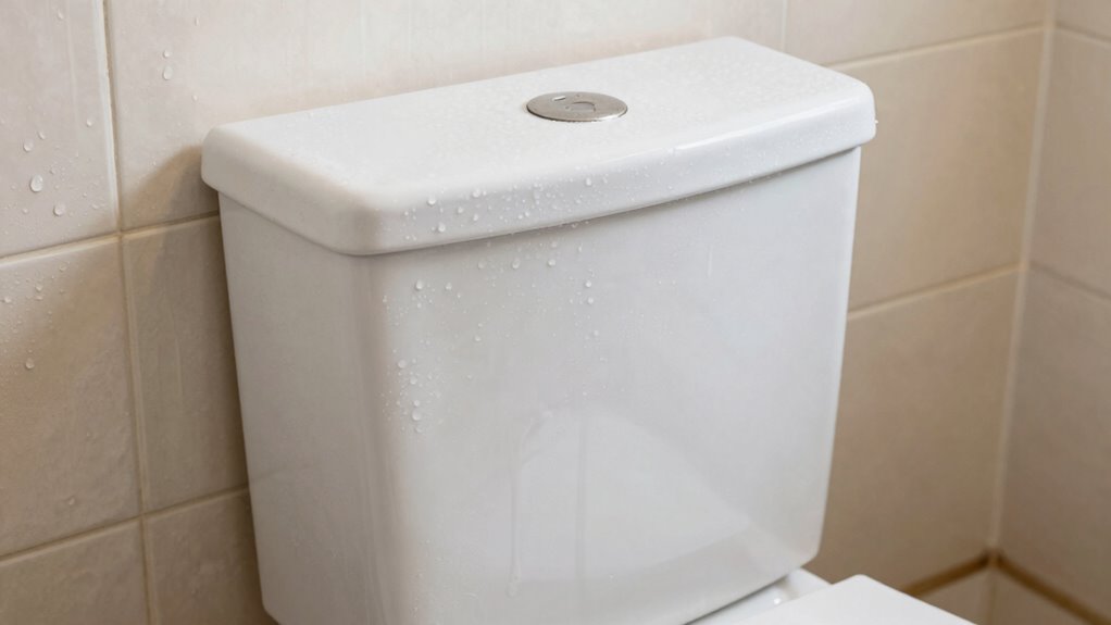toilet tank condensation signs