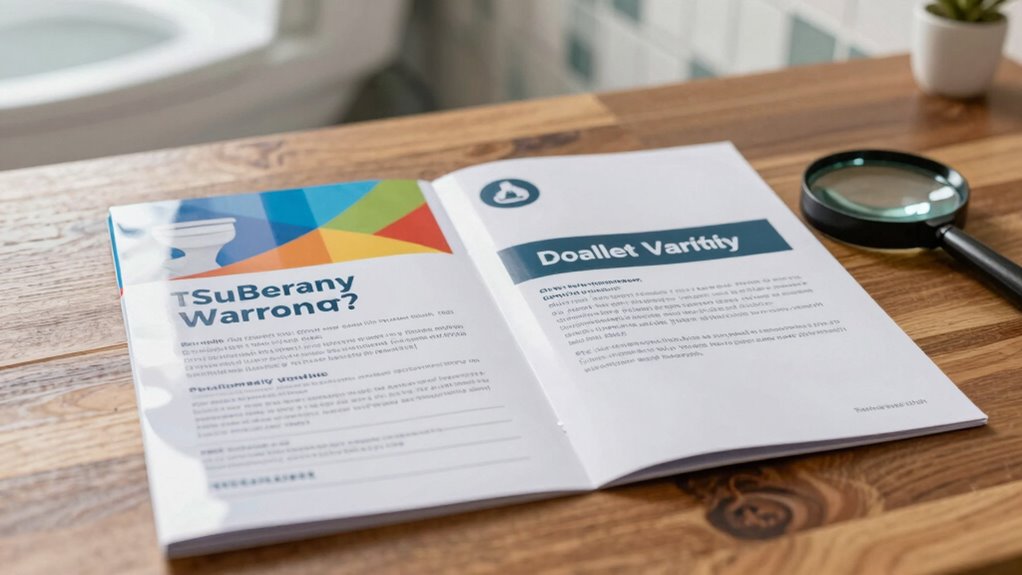 toilet warranty coverage details