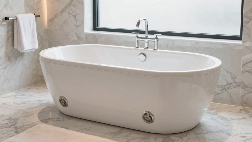 top air jet bathtubs