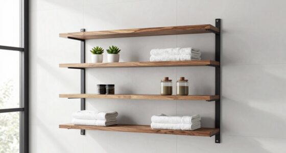 top floating bathroom shelves