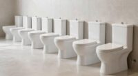top gravity flush toilets