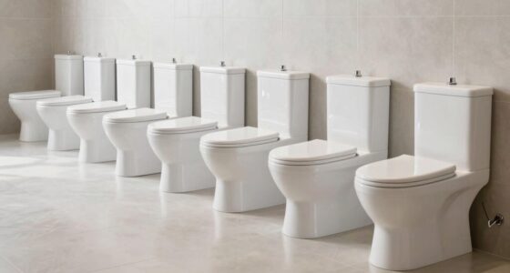 top gravity flush toilets