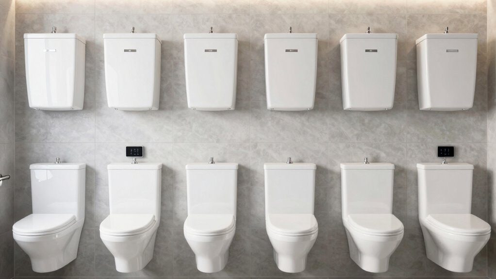 top in wall toilet tanks