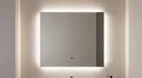 top led bathroom mirrors