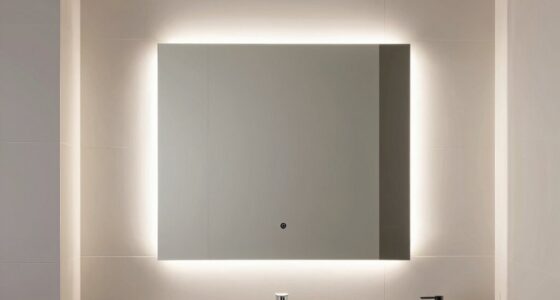 top led bathroom mirrors