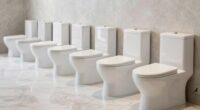 top rear outlet toilets