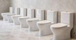 top rear outlet toilets