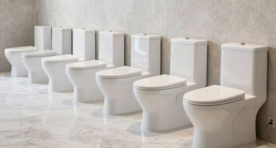 top rear outlet toilets