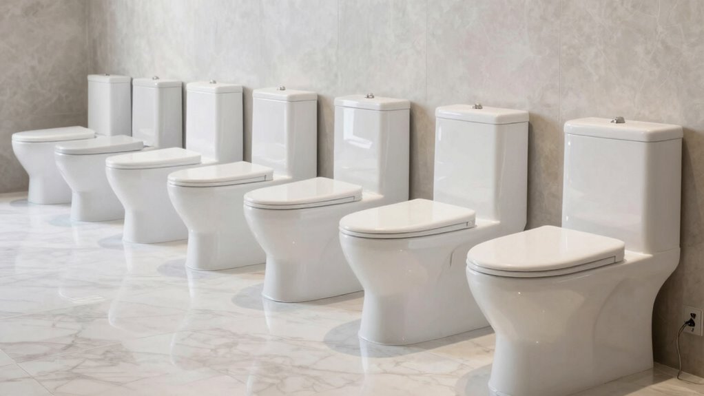 top rear outlet toilets