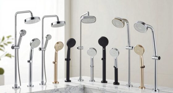top shower head systems