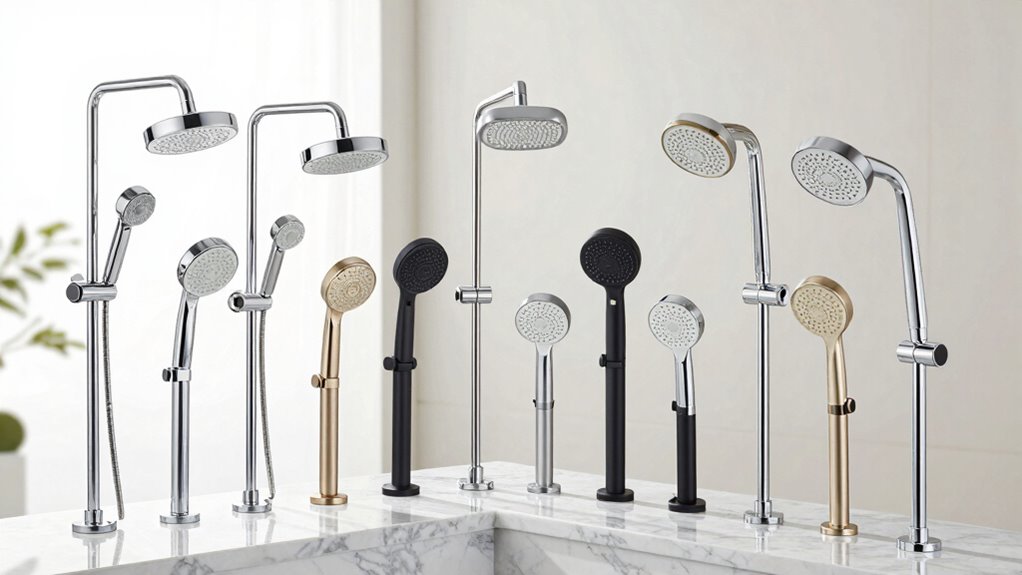 top shower head systems