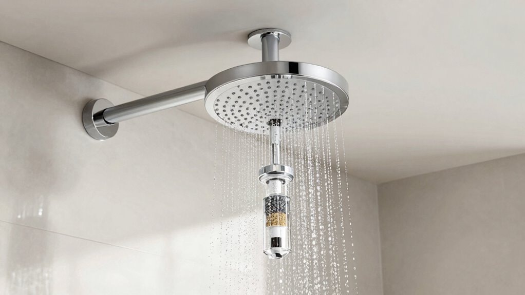 top shower water filters