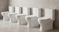 top skirted trapway toilets