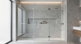 top walk in shower kits