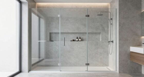 top walk in shower kits